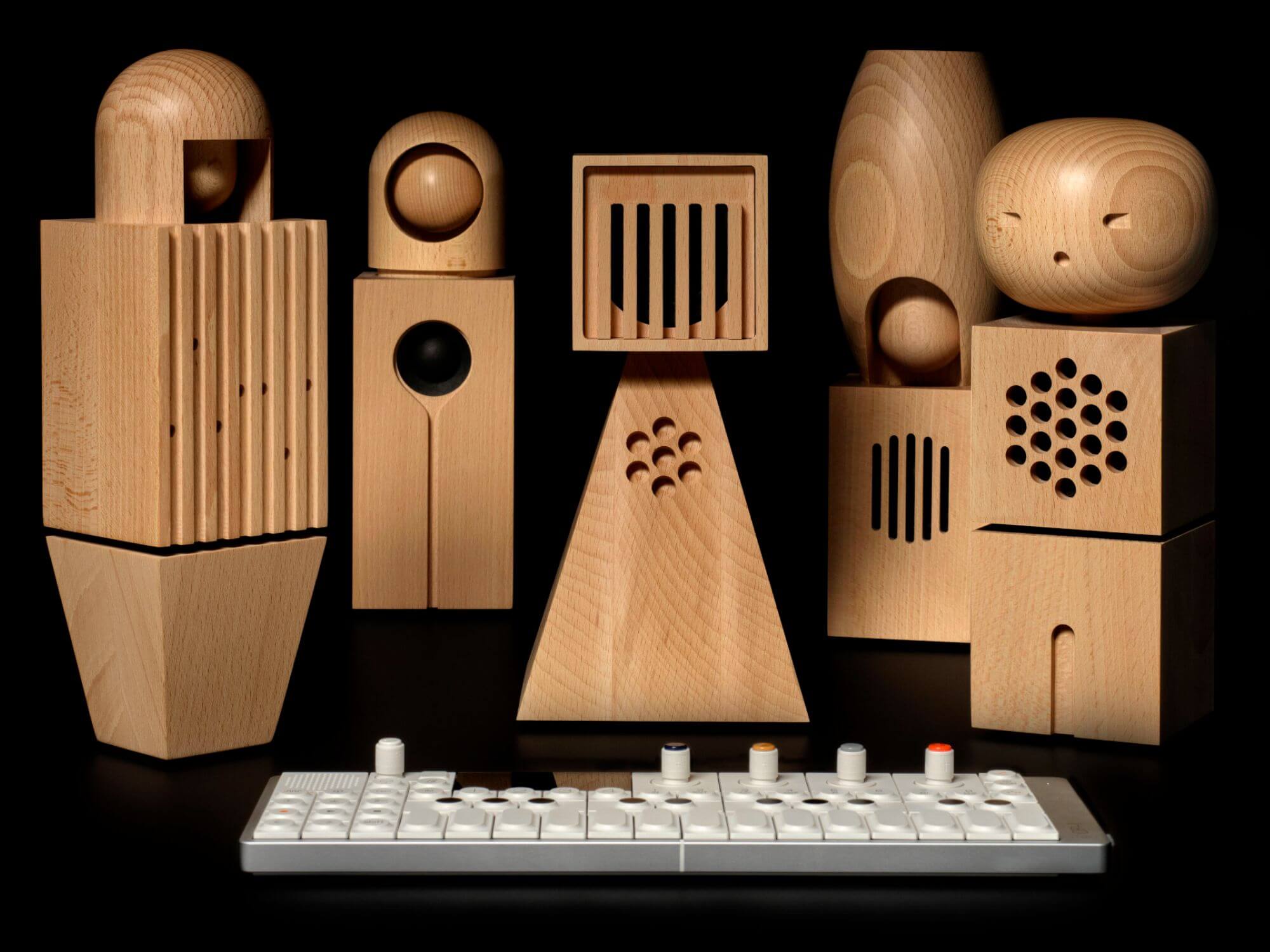 Teenage Engineering MIDI-Compatible Wooden Choir