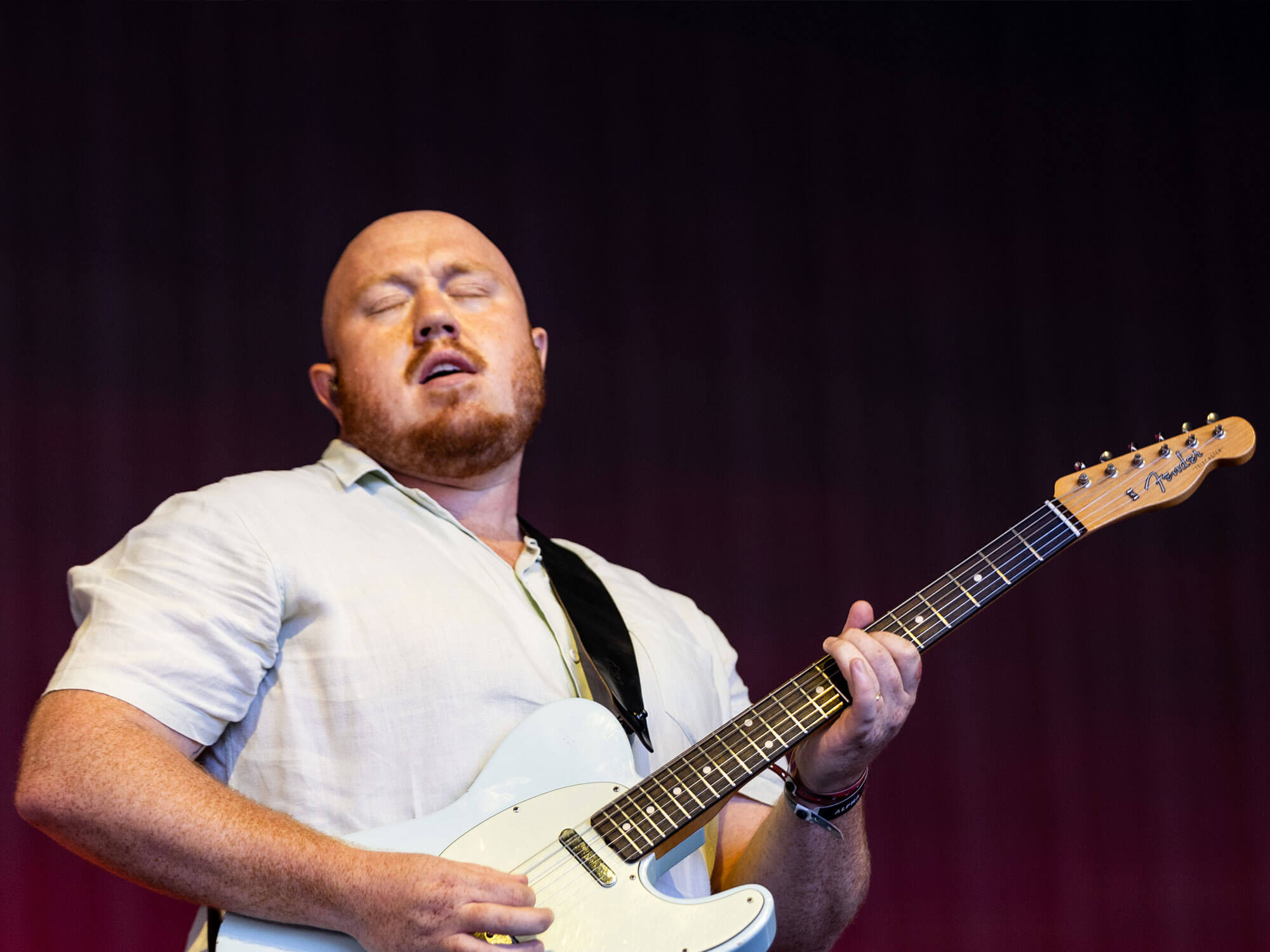 Jamie MacColl of Bombay Bicycle Club performs at Lowlands Festival 2023