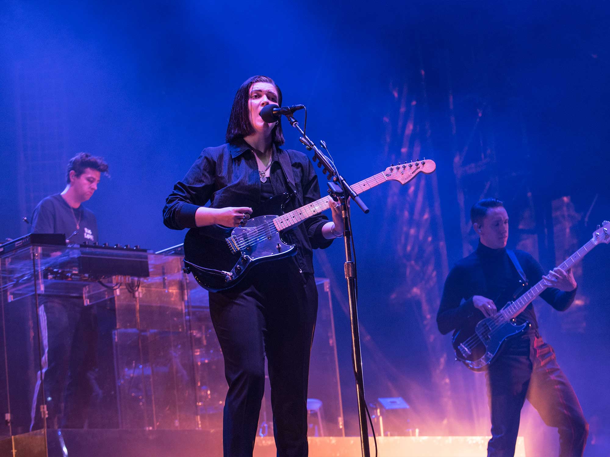 The XX performing live