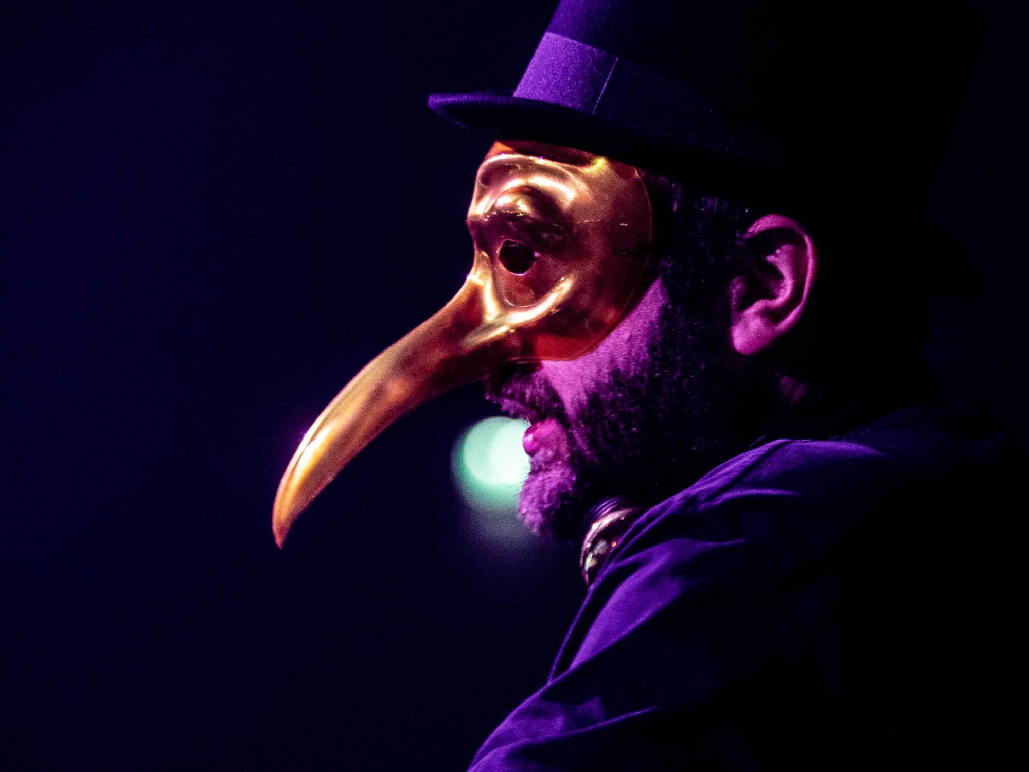 Dj Claptone performs on stage at Afas Live, Amsterdam, Netherlands 22th October 2022.