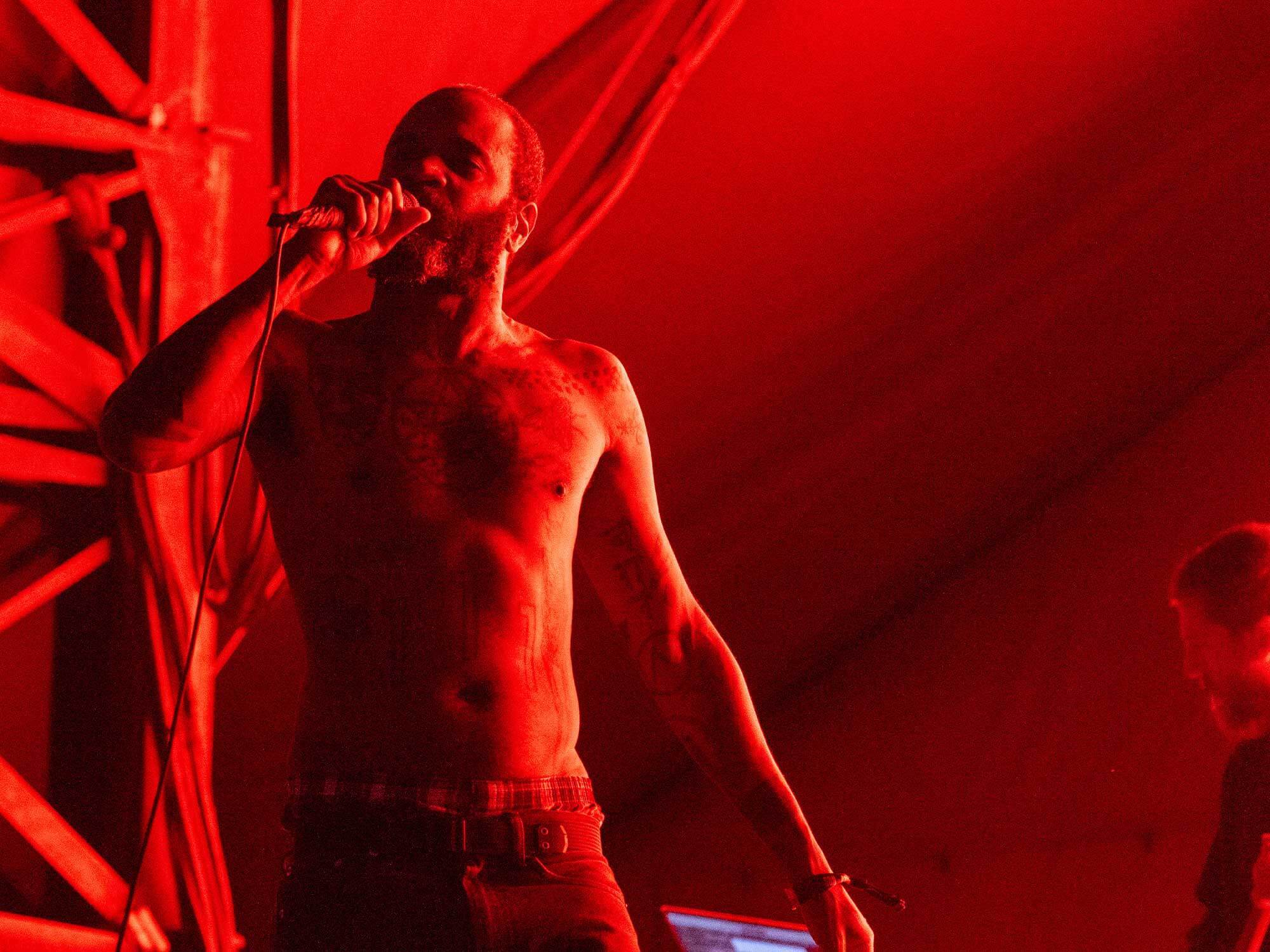 Stefan Burnett of Death Grips performs onstage during weekend two, day three of Austin City Limits Music Festival at Zilker Park on October 15, 2023 in Austin, Texas.