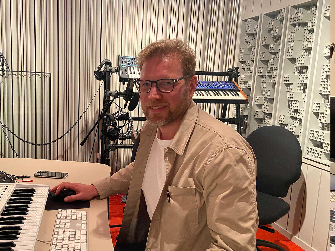 Reason Studios CEO Niklas Agevik in studio by Oliver Payne