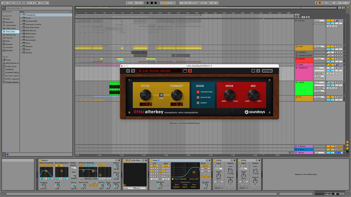 Little AlterBoy by Soundtoys plugin from Caravel