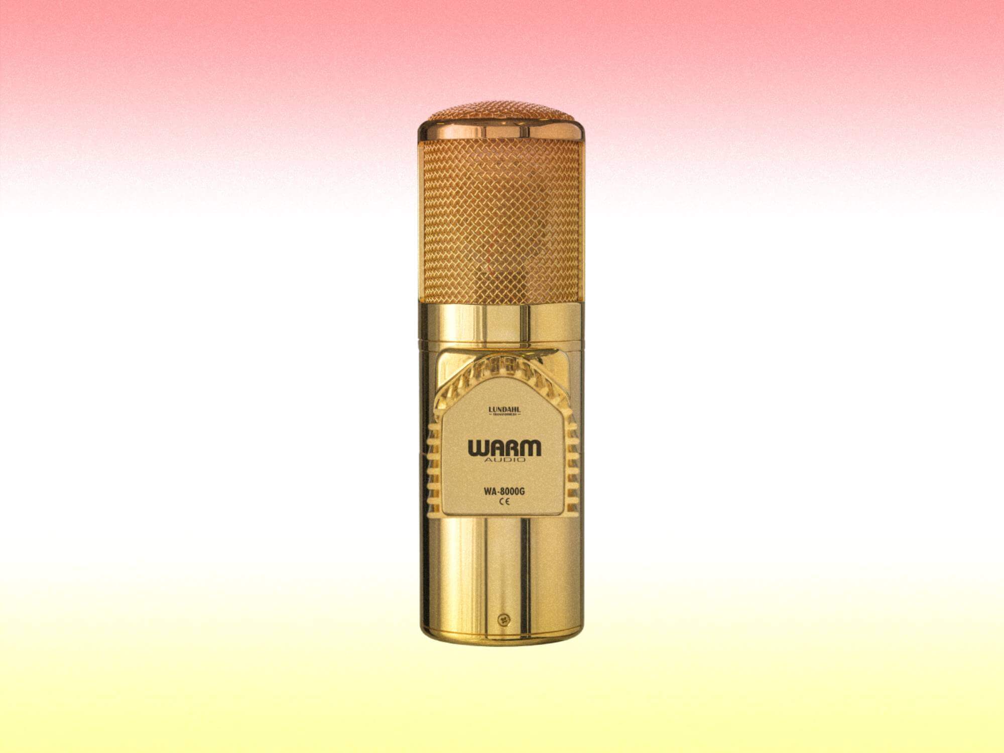 Warm Audio Limited Edition Gold WA-8000 Microphone