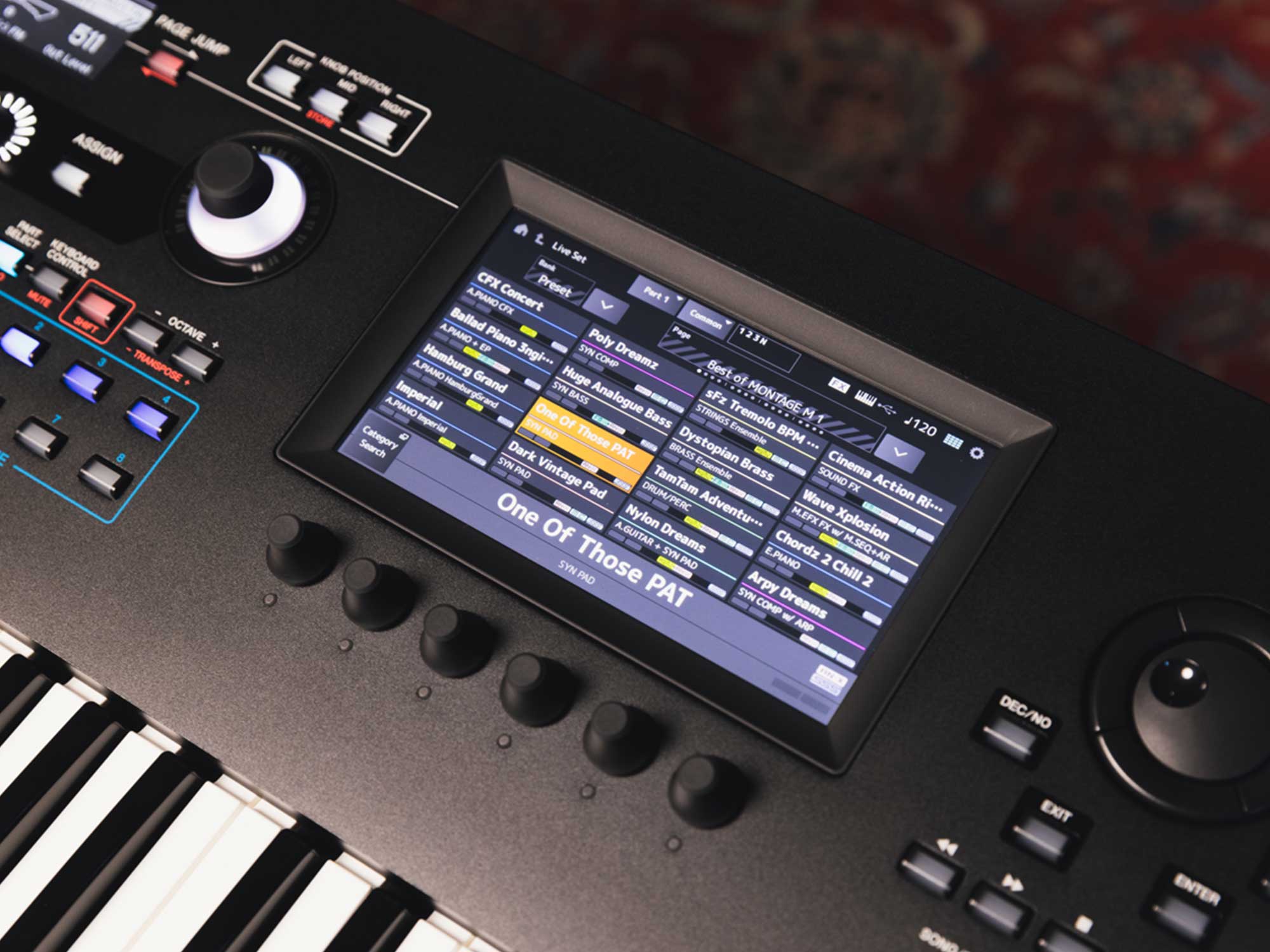 El nuevo sintetizador Montage M de Yamaha contiene 400 notas polifónicas
