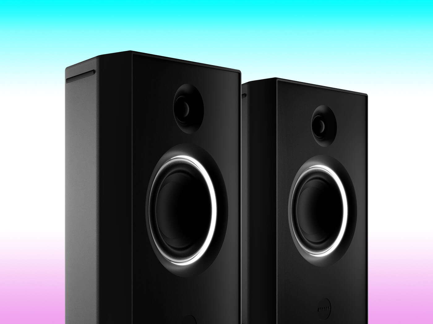 A pair of AIAIAI Unit-4 wireless monitor speakers, photo by AIAIAI