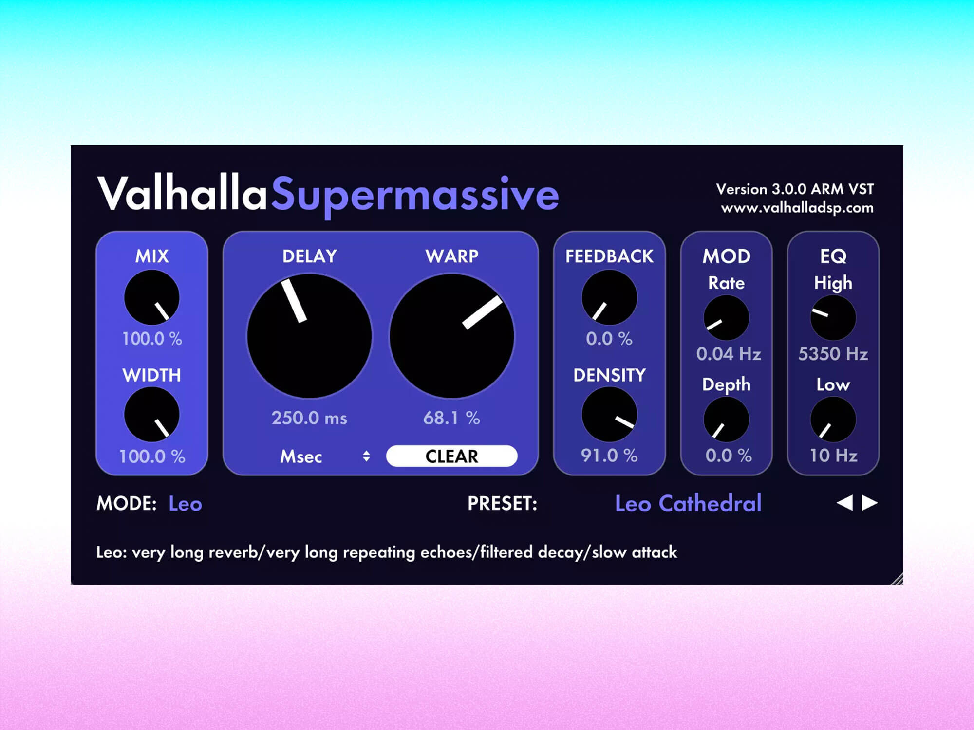 ValhallaDSP Supermassive