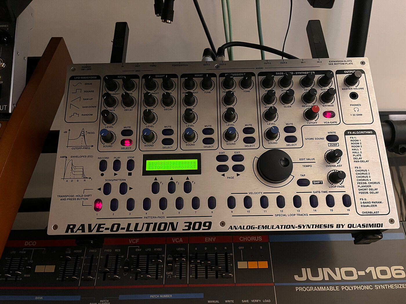 Rave-O-lution 309 in Maison Blanche’s studio