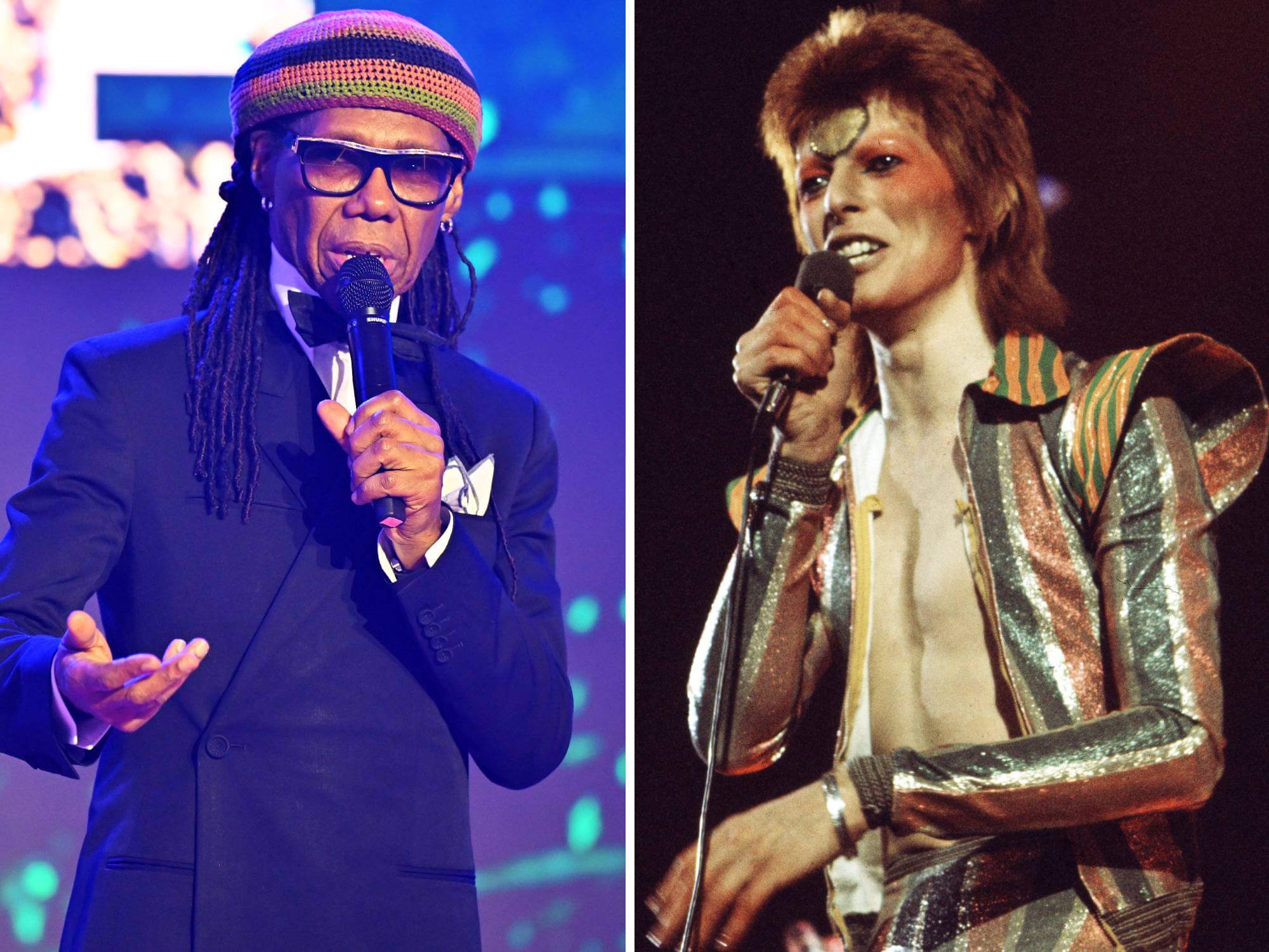 Nile Rodgers and david Bowie
