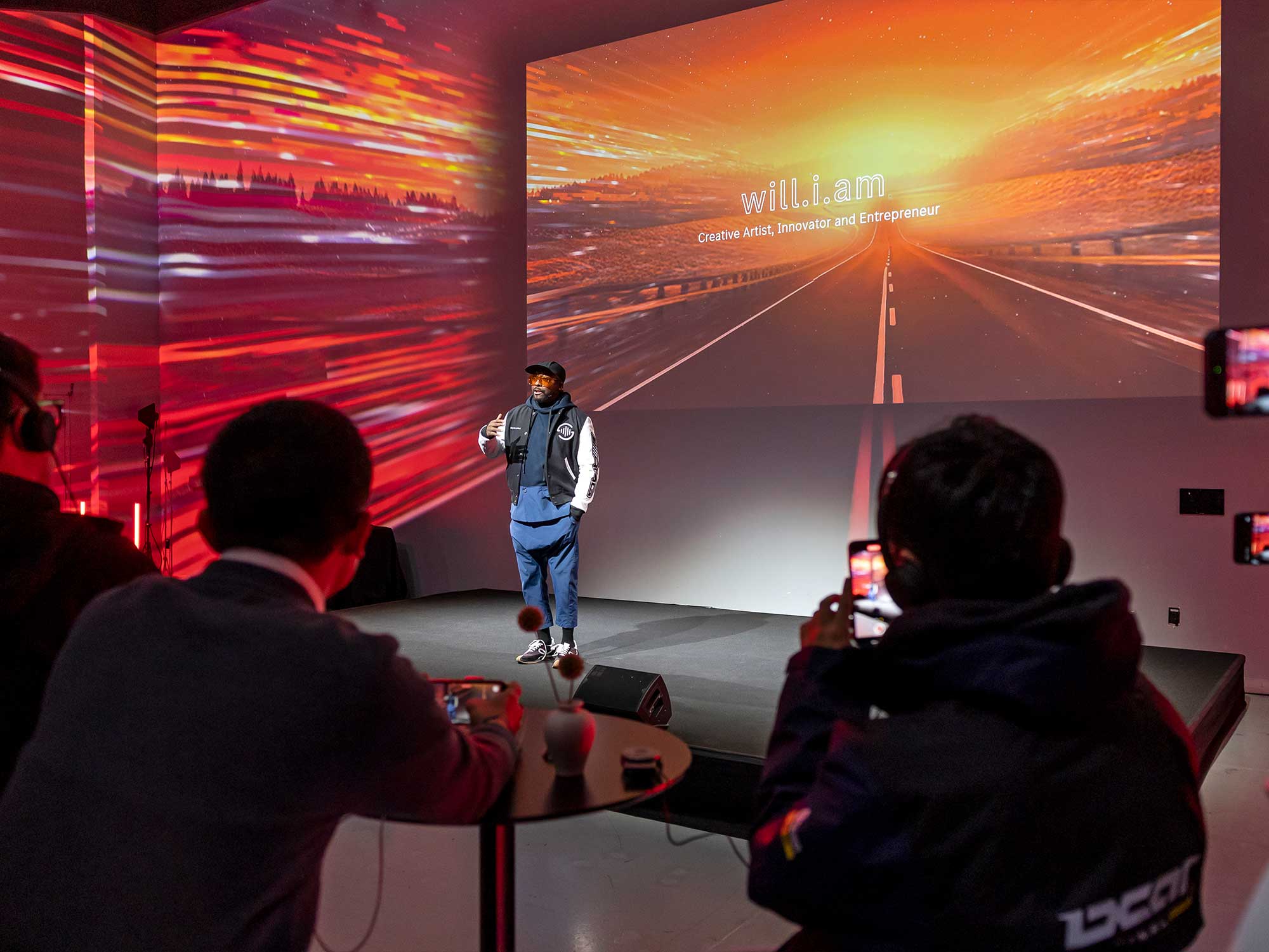 Will.iam talks at CES 2024 on behalf of Mercedes Benz