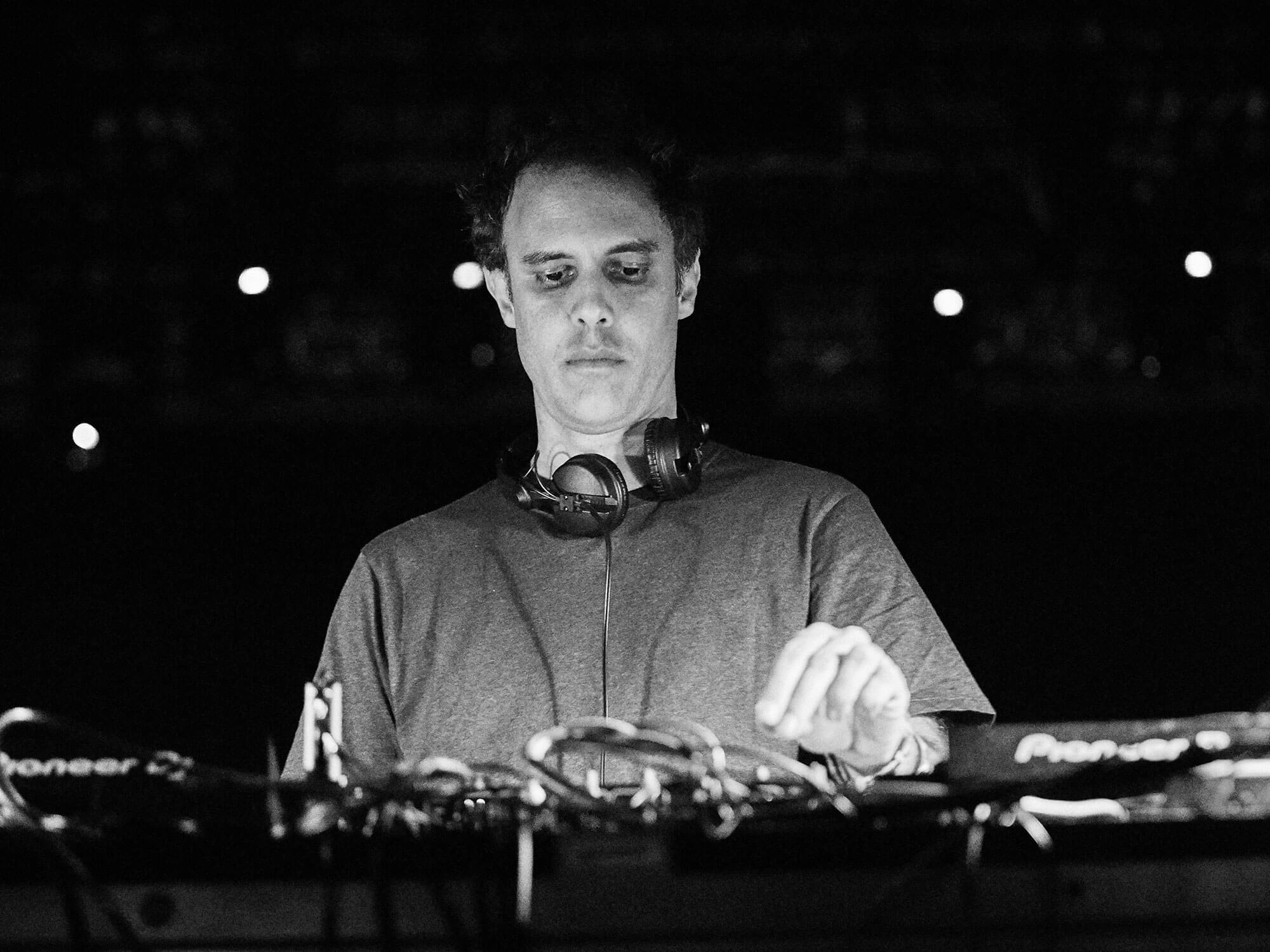 Four Tet performing live