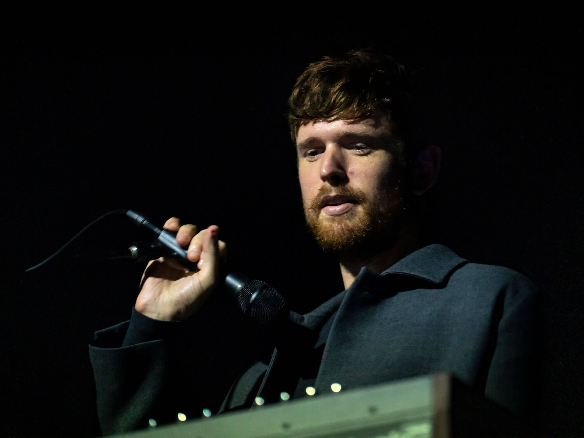 James Blake performs at Fabrique Club on September 18, 2023 in Milan, Italy.