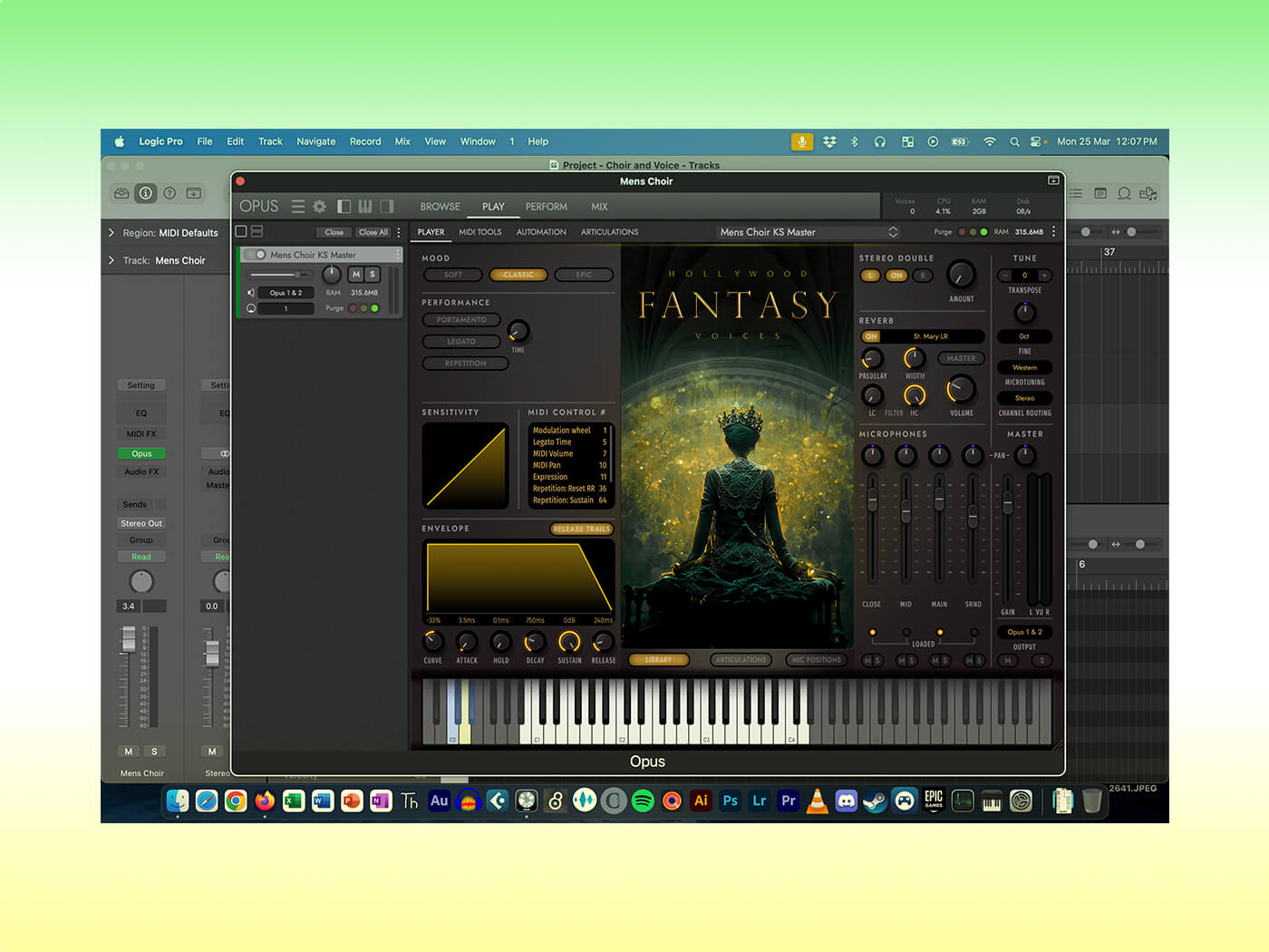 Fantasy Orchestra Main Interface